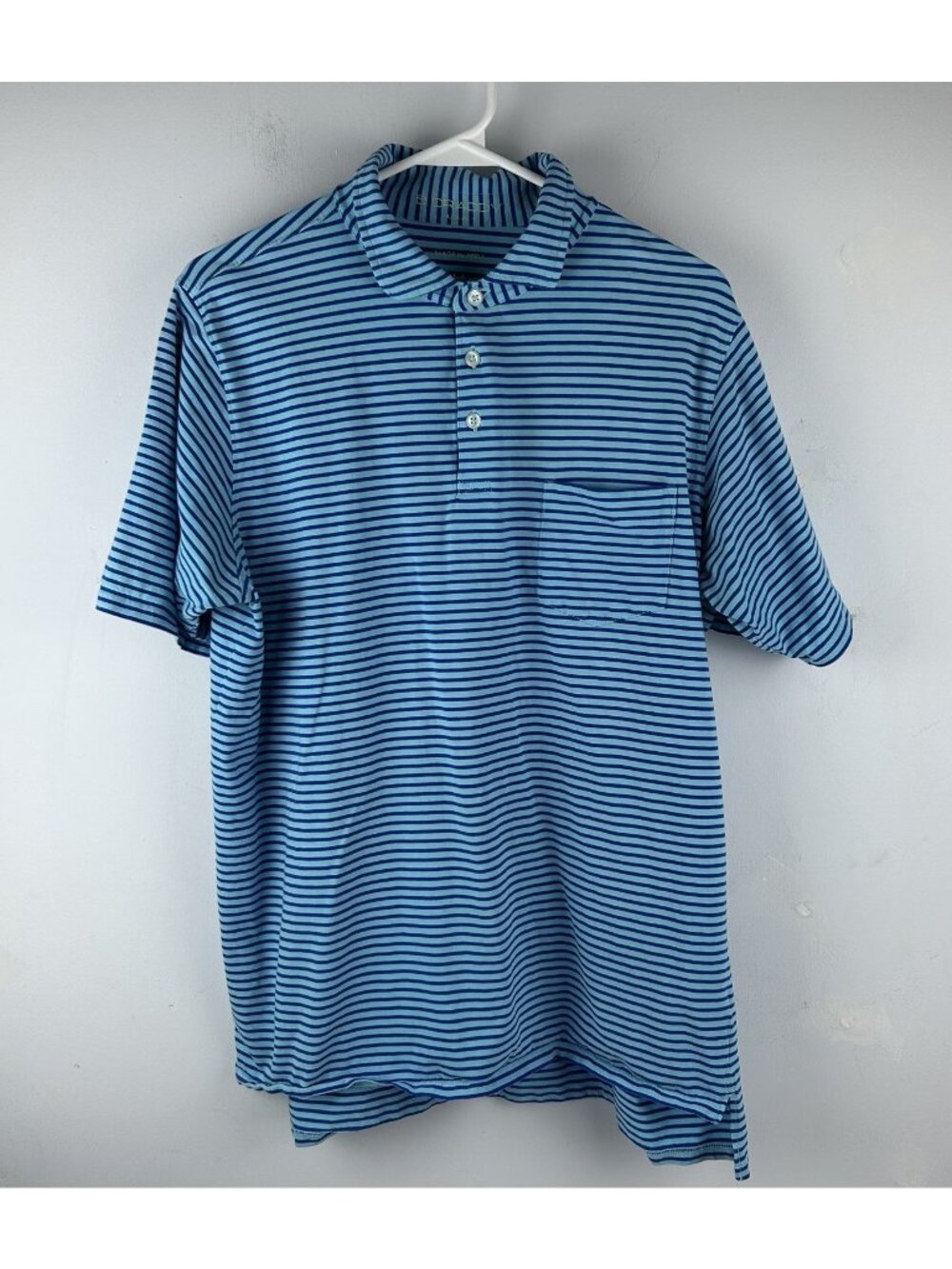 B. Draddy The Ocean Course Kiawah Polo Shirt Mens M Pima Cotton Stretch Golf